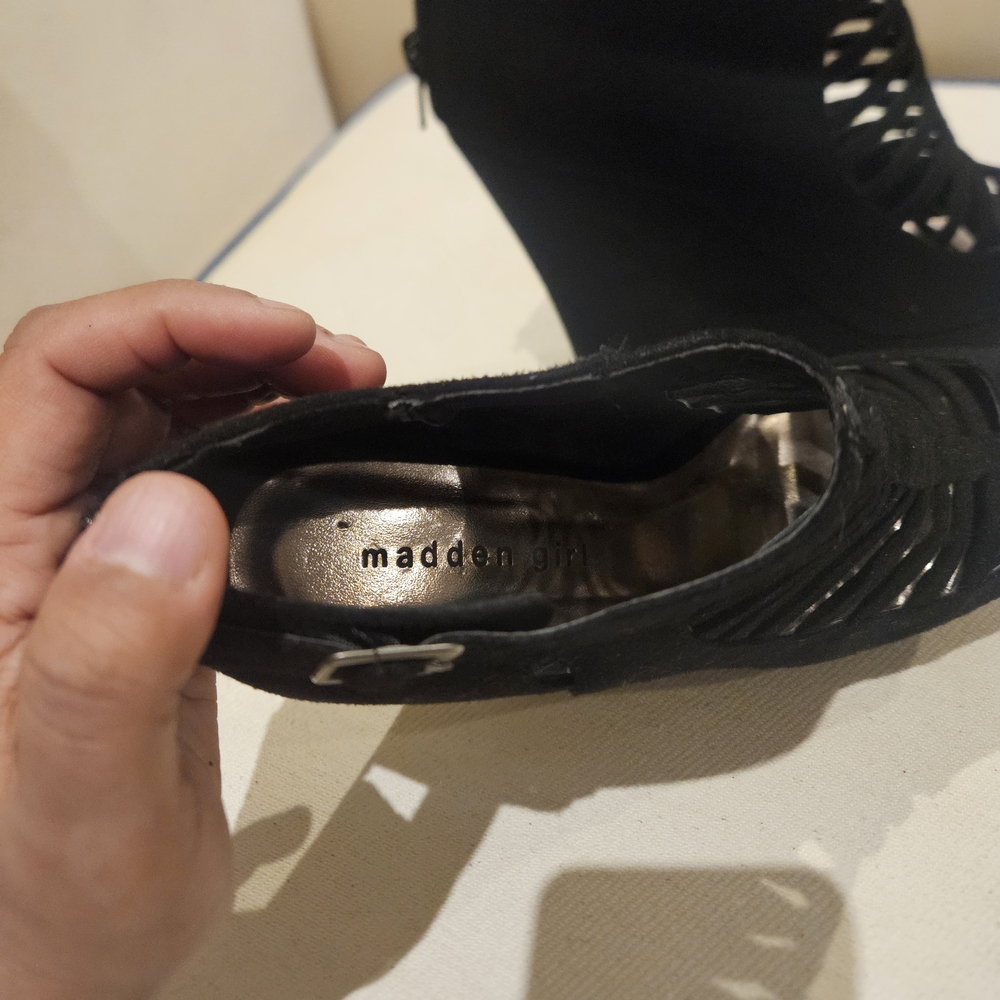 Madden Girl Black Women's Wedge Shoes
